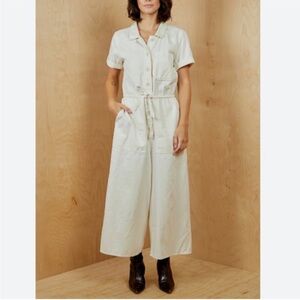 Madewell Wide Leg Utility Jumpsuit, size 0